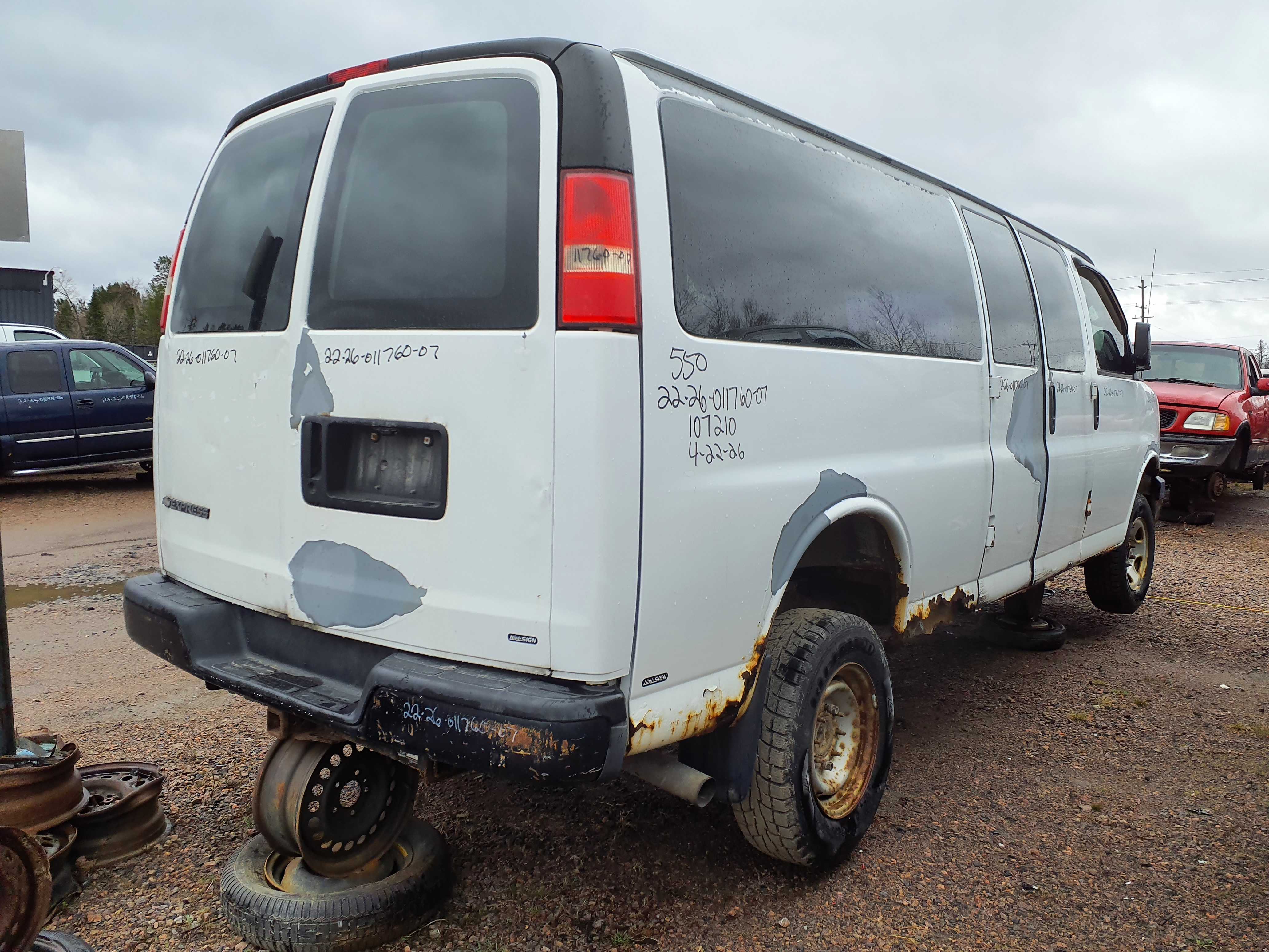 CHEVROLET EXPRESS VAN 2007