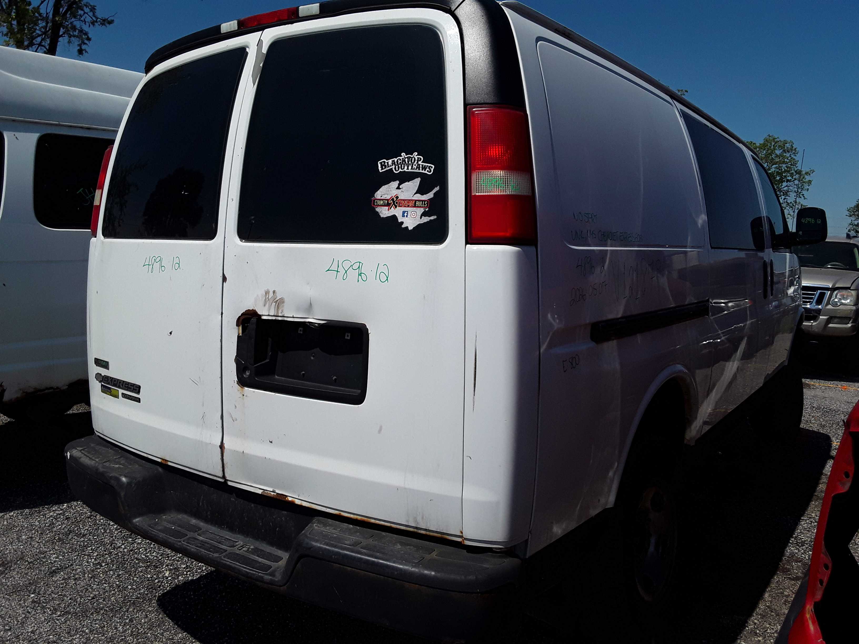 CHEVROLET EXPRESS VAN 2012