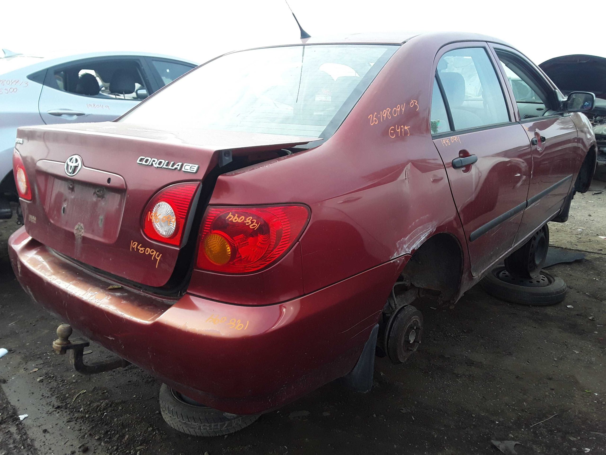 TOYOTA COROLLA 2003
