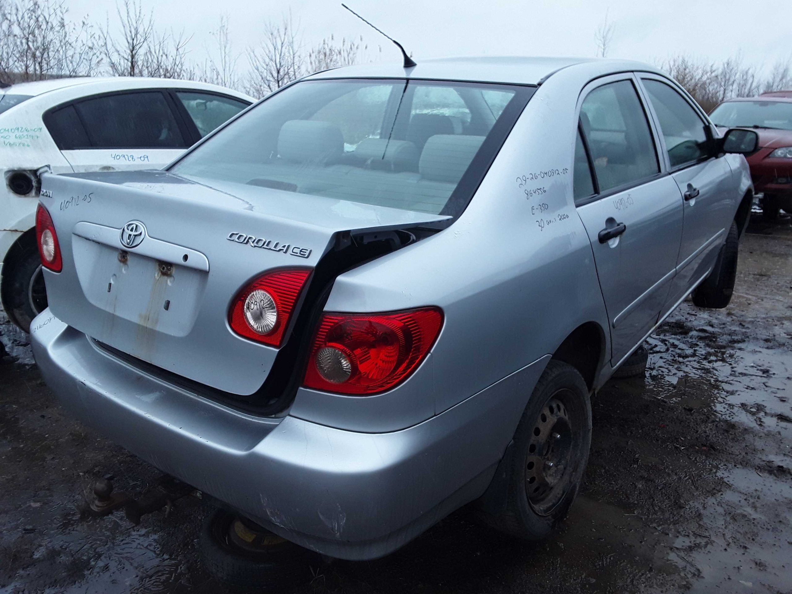 TOYOTA COROLLA 2005