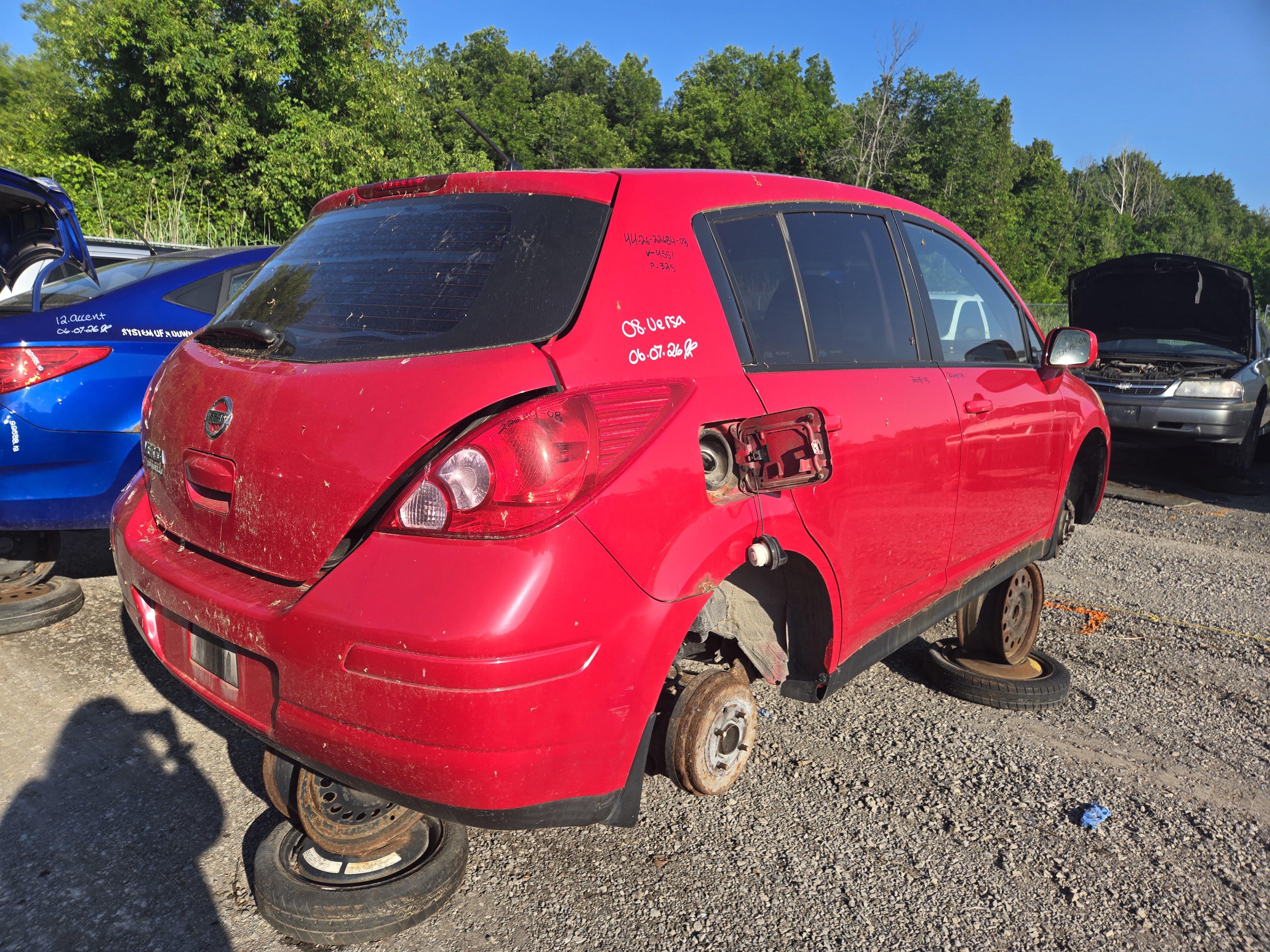 NISSAN VERSA 2008