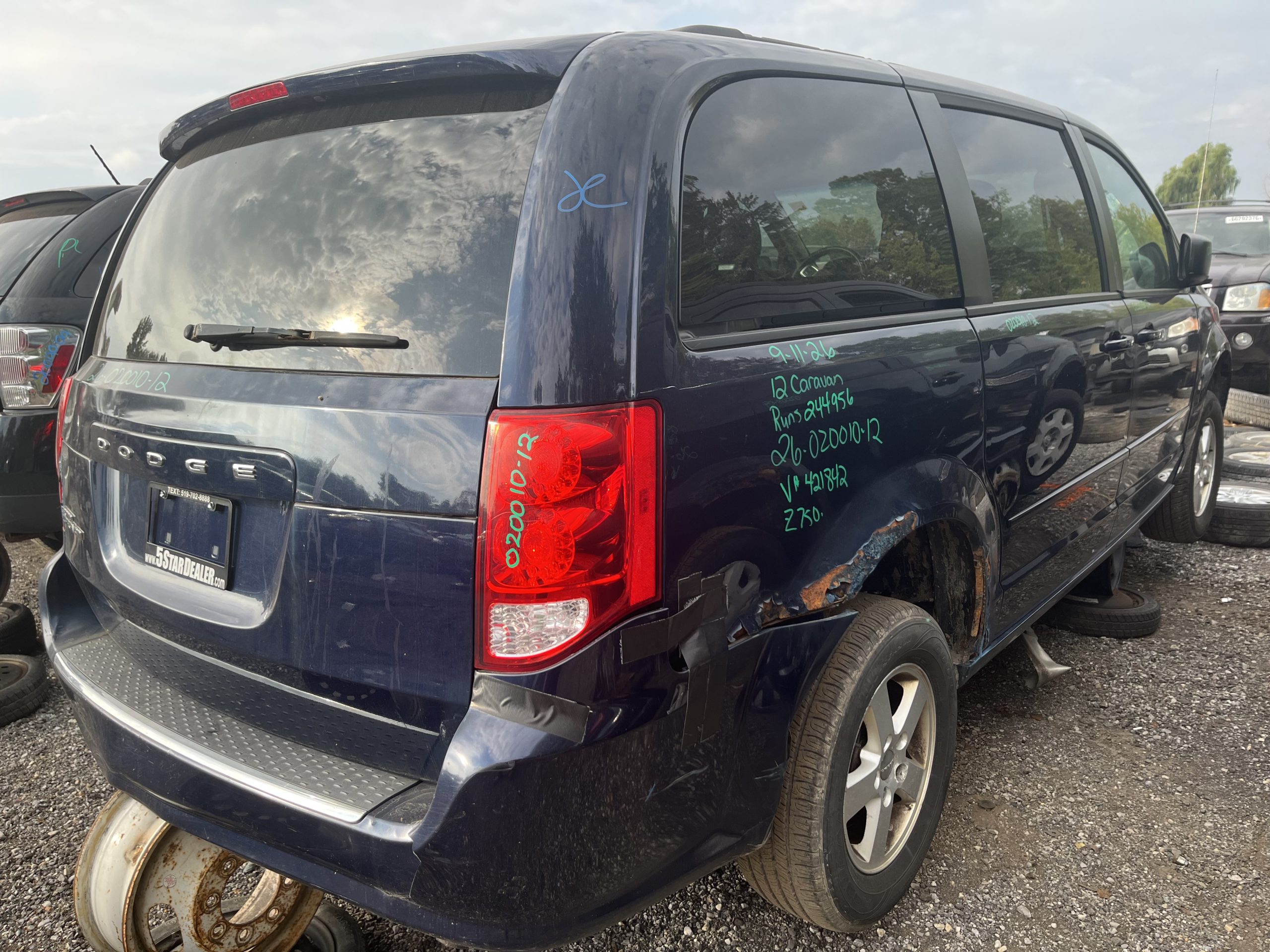 DODGE GRAND CARAVAN 2012