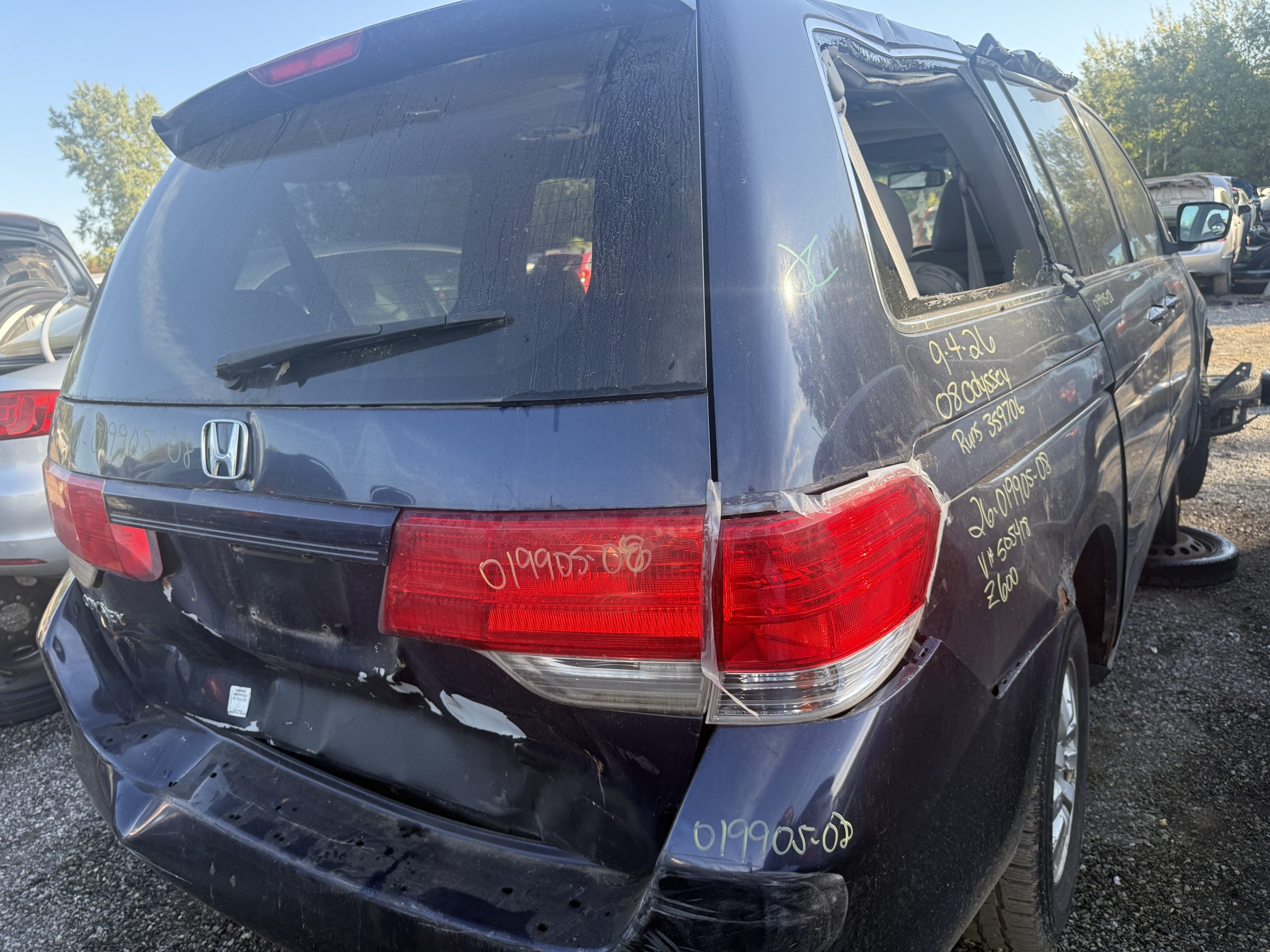 HONDA ODYSSEY 2008