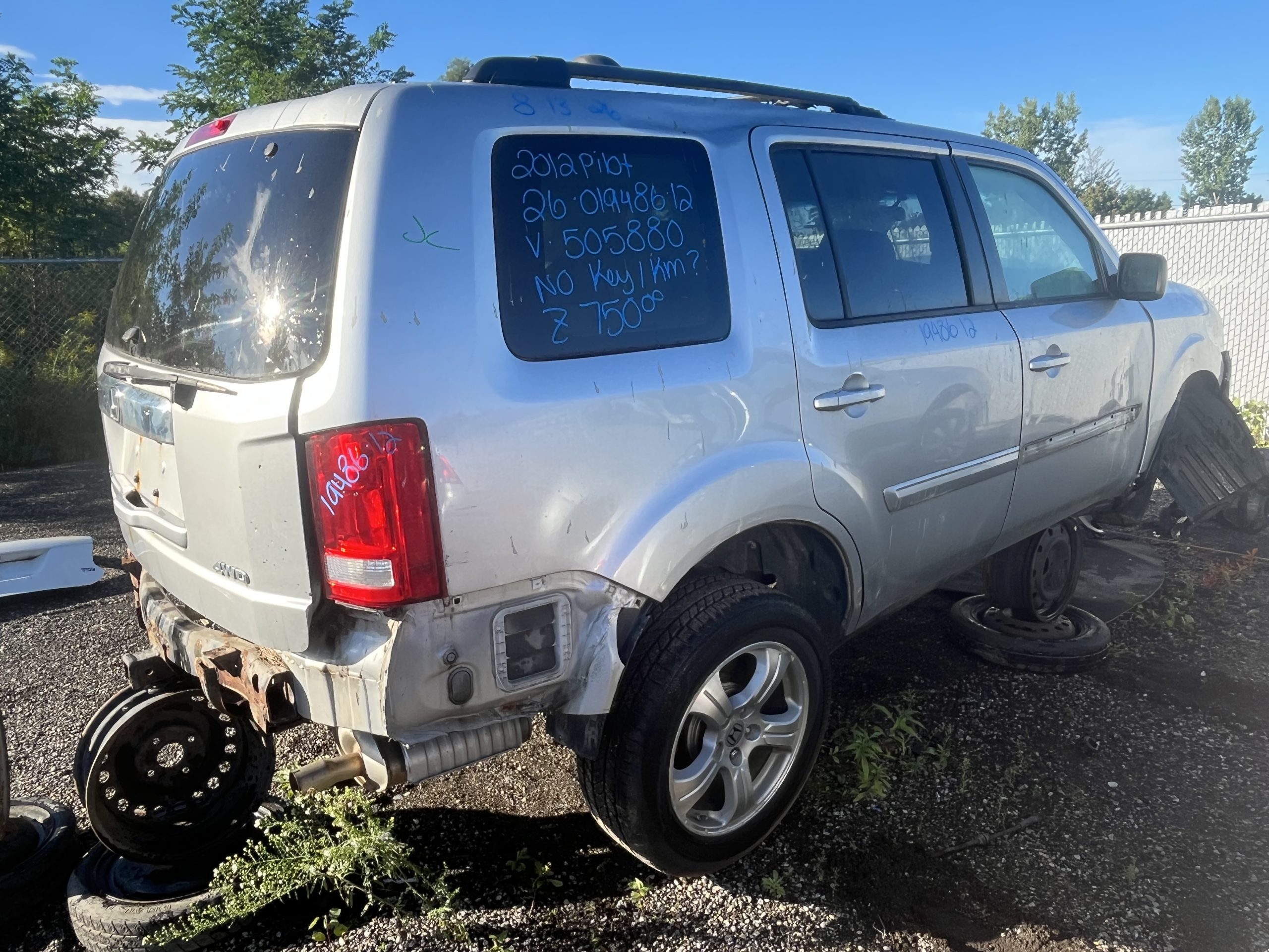 HONDA PILOT 2012