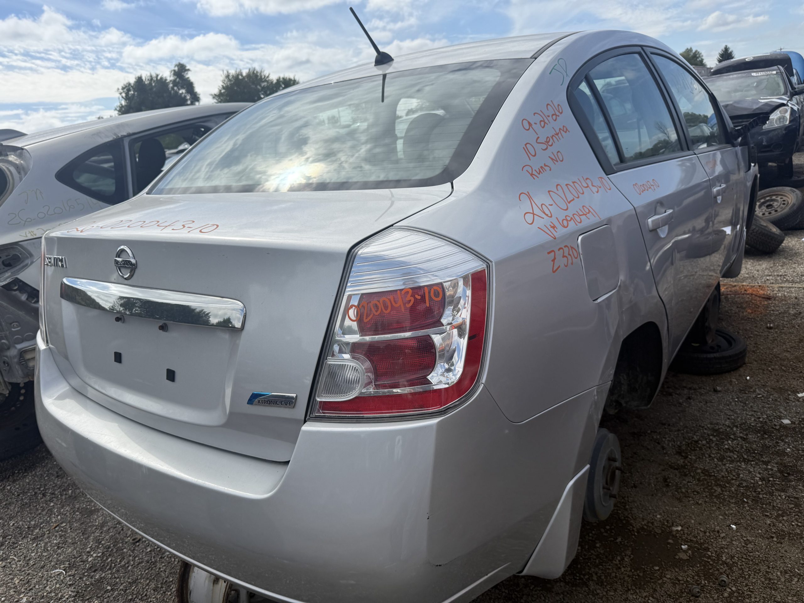 NISSAN SENTRA 2010
