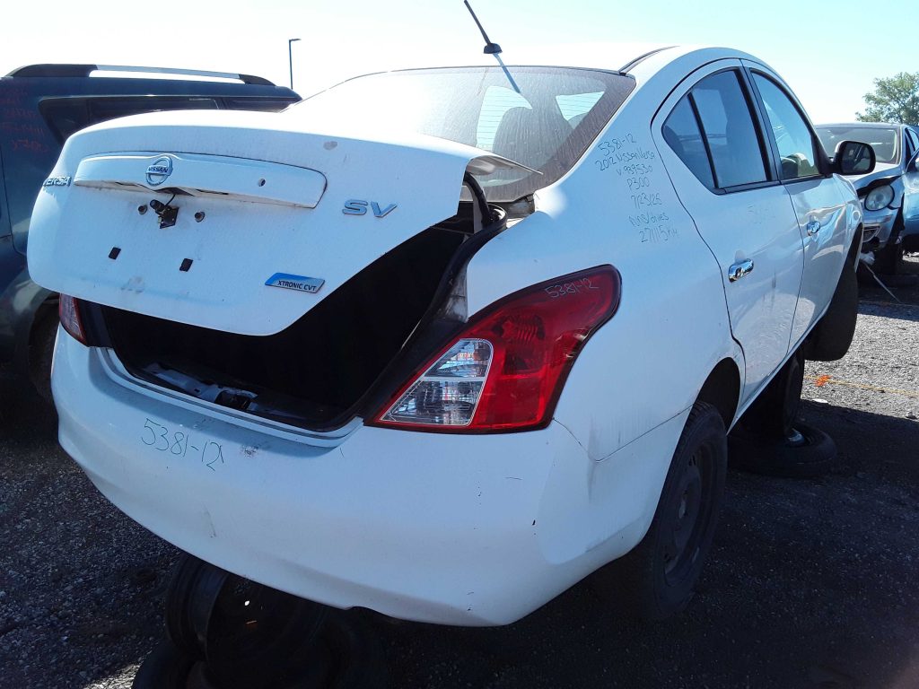 NISSAN VERSA 2012