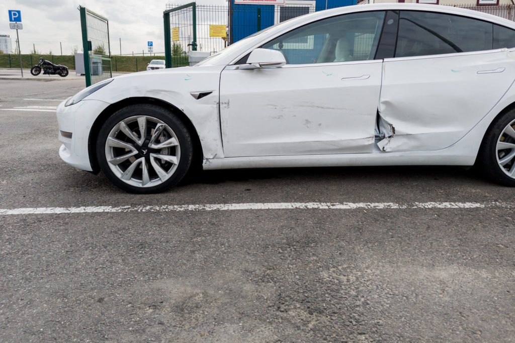 Scrap EV car