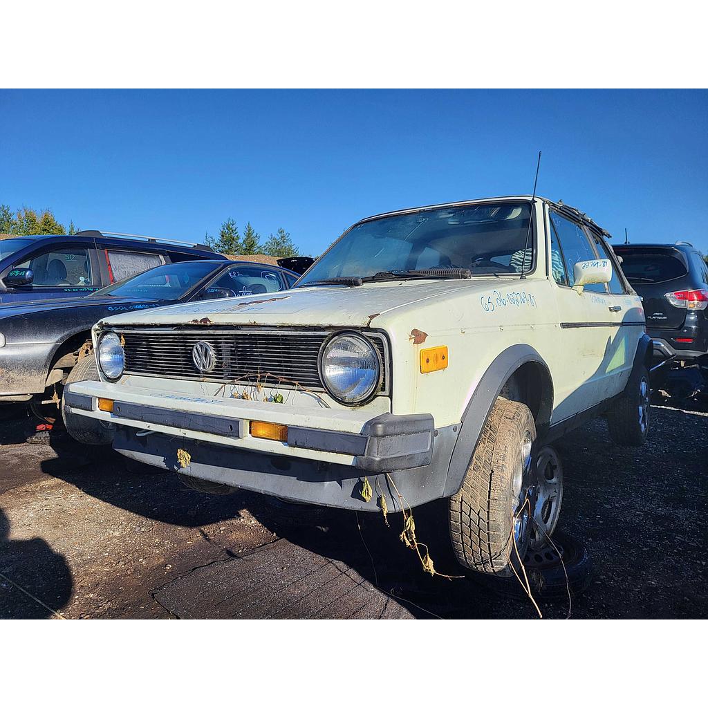 VOLKSWAGEN CABRIO 1987