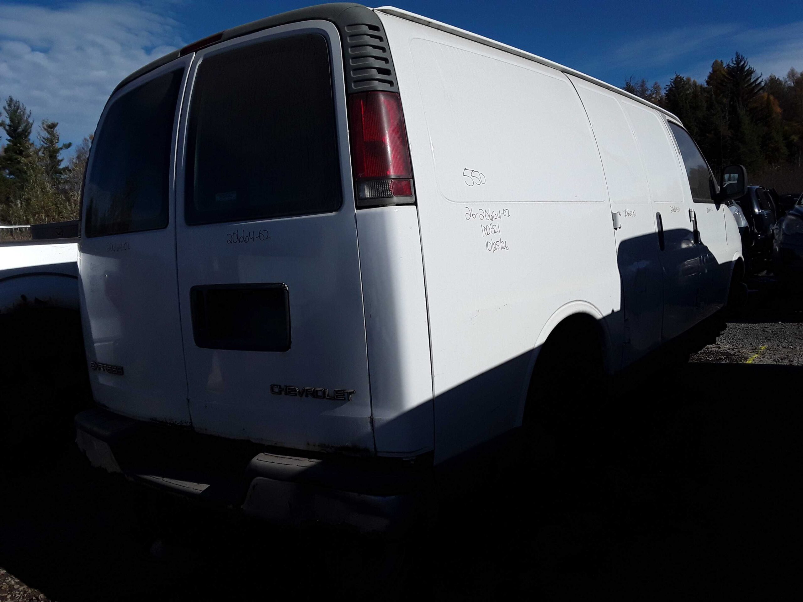CHEVROLET EXPRESS VAN 2002