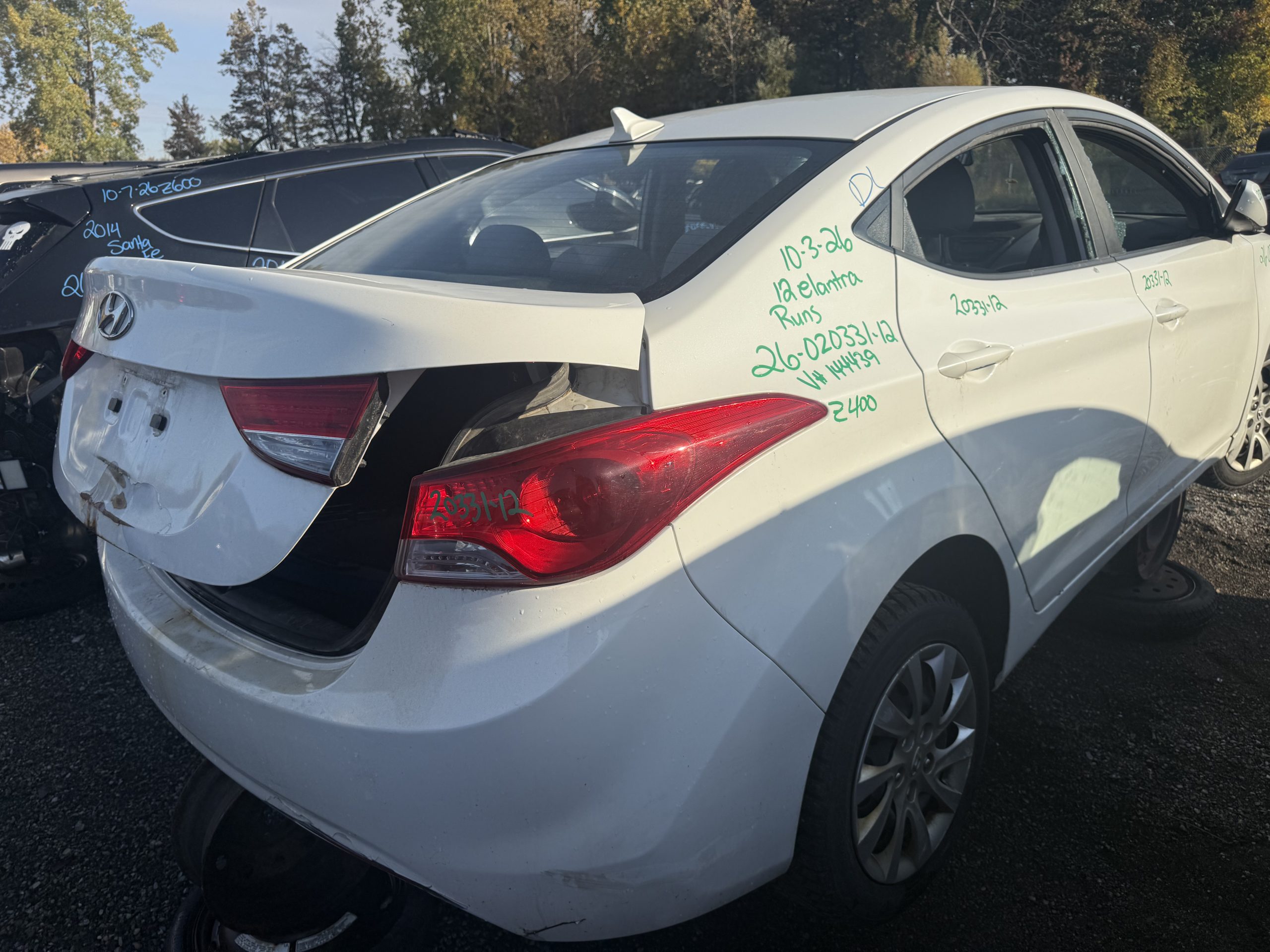 HYUNDAI ELANTRA 2012