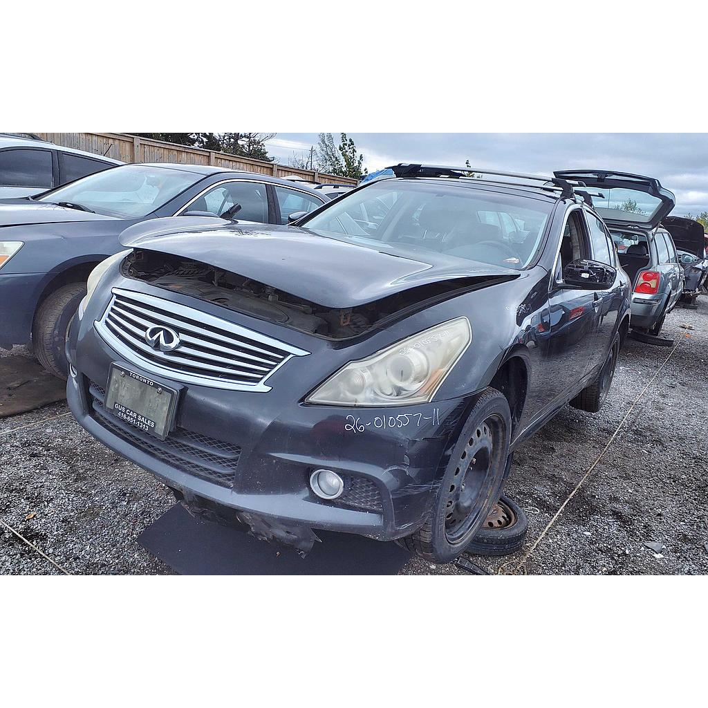 INFINITI G37 SEDAN 2011