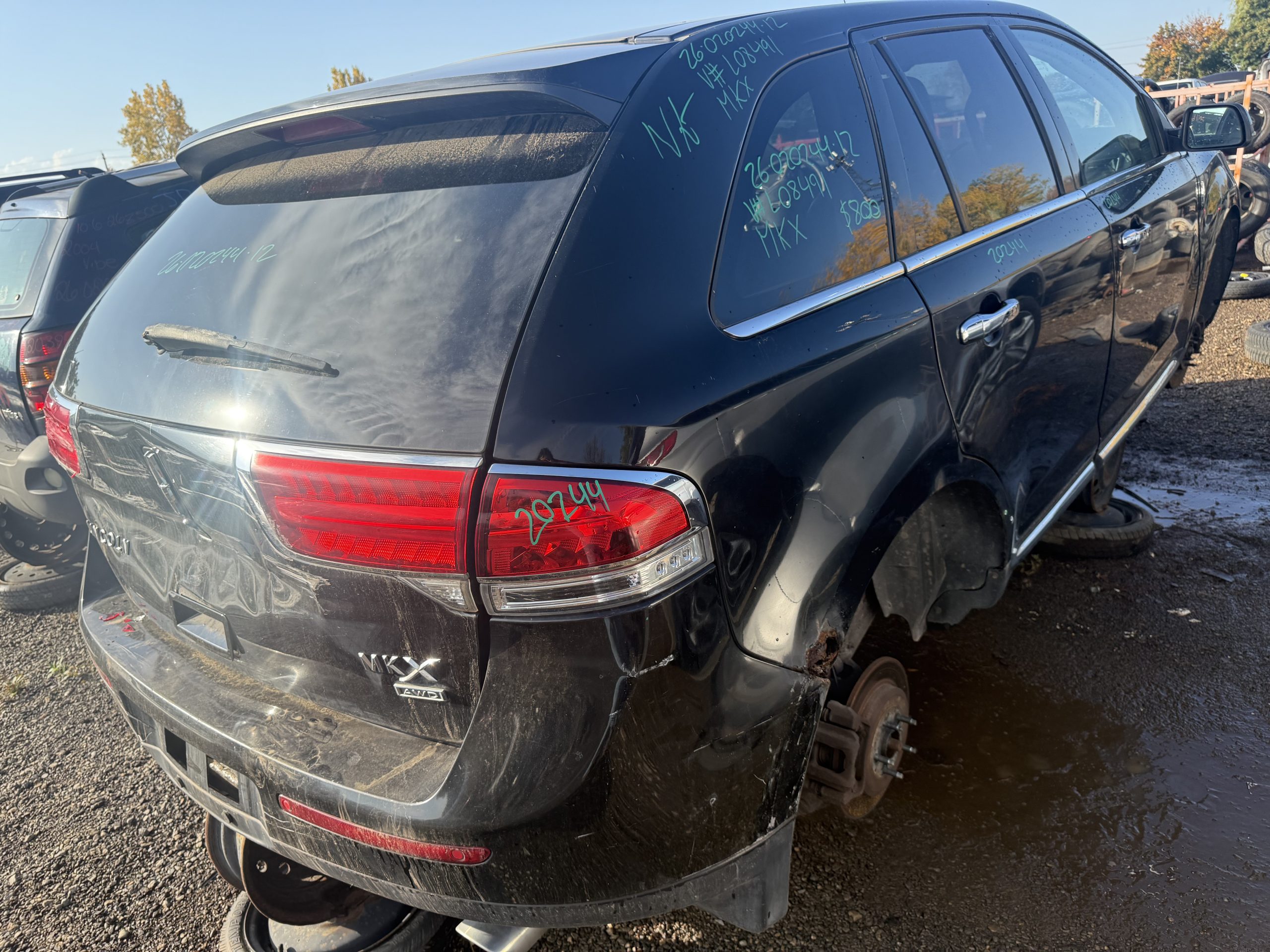 LINCOLN MKX 2012